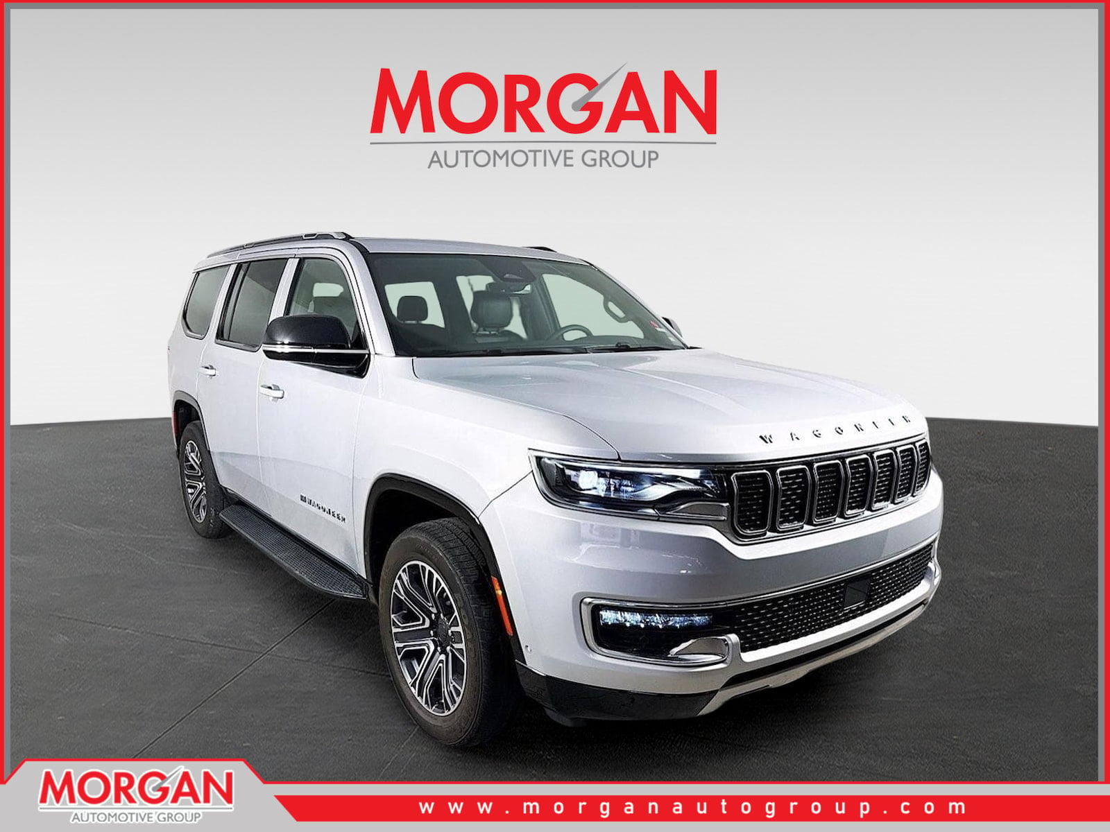 2024 Jeep Wagoneer Series II in Silver Zynith — front three-quarter view