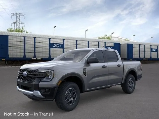 2026 Ford Ranger XLT in Carbonized Gray Metallic — front three-quarter view