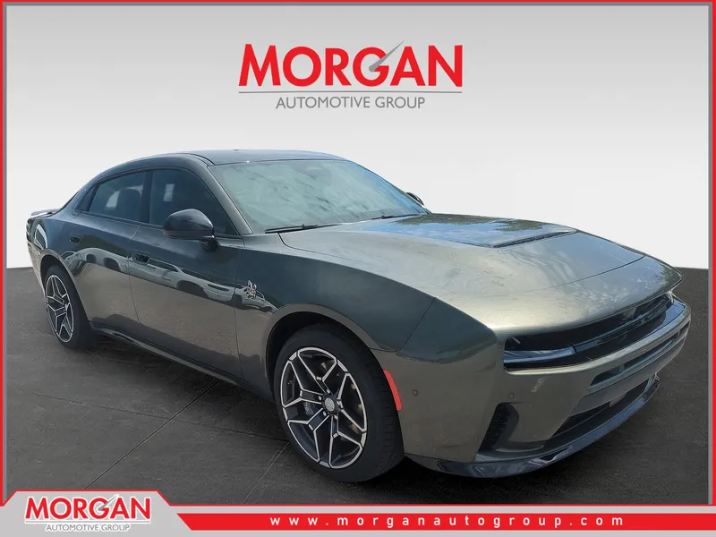 2026 Dodge Charger R/T Scat Pack in Green — front three-quarter view