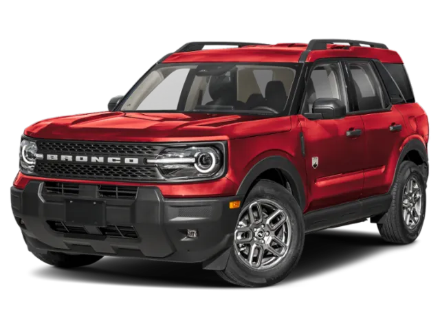 2026 Ford Bronco Sport Big Bend in Red — front three-quarter view