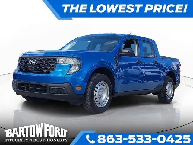 2026 Ford Maverick XL in Blue — front three-quarter view