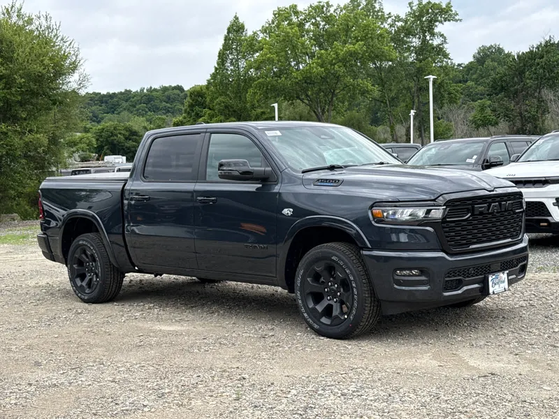 2026 RAM 1500 Big Horn in Forged Blue Metallic — front three-quarter view