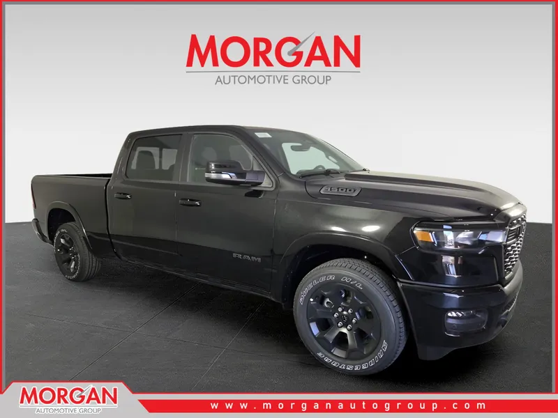 2026 Ram 1500 Big Horn/Lone Star in Black — front three-quarter view