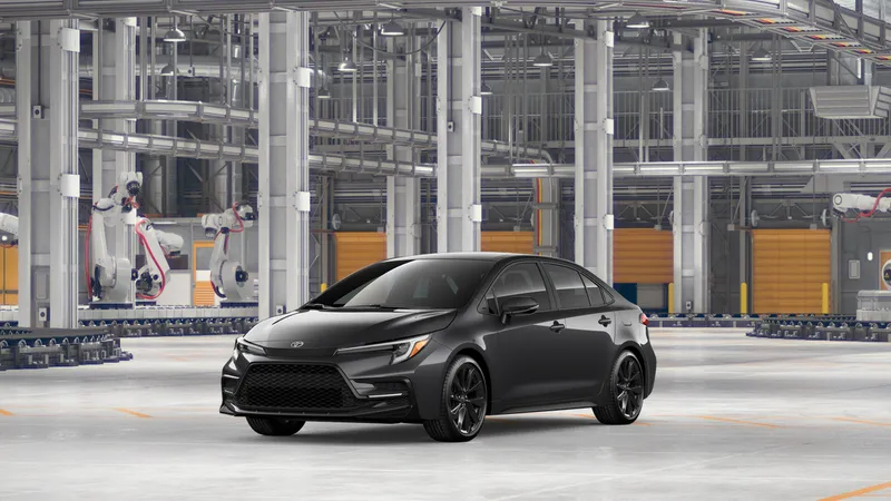 2026 Toyota Corolla SE in Underground — front three-quarter view