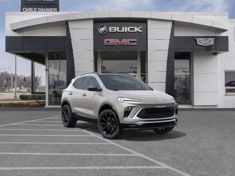 2026 Buick Encore GX Sport Touring in Ceramic — front three-quarter view