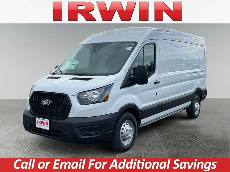 2026 Ford Transit Cargo Van Cargo Van in White — front three-quarter view