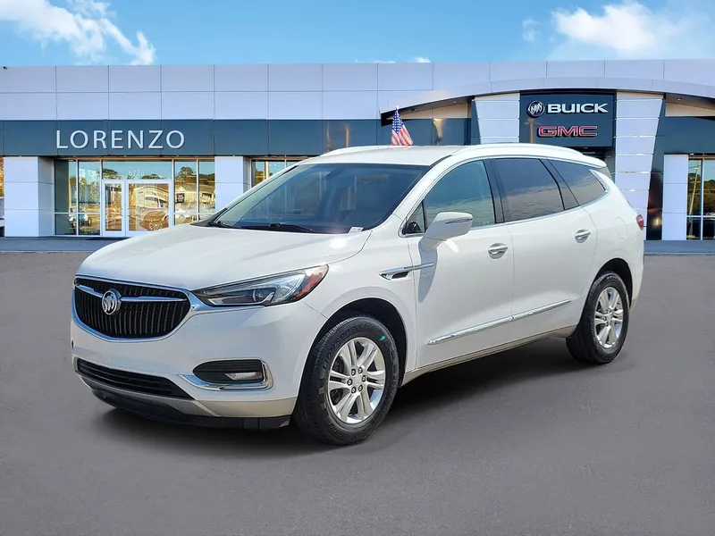 2020 Buick Enclave Essence in (Includes Satin Nickel Lower Exterior Accent Color.) — front three-quarter view