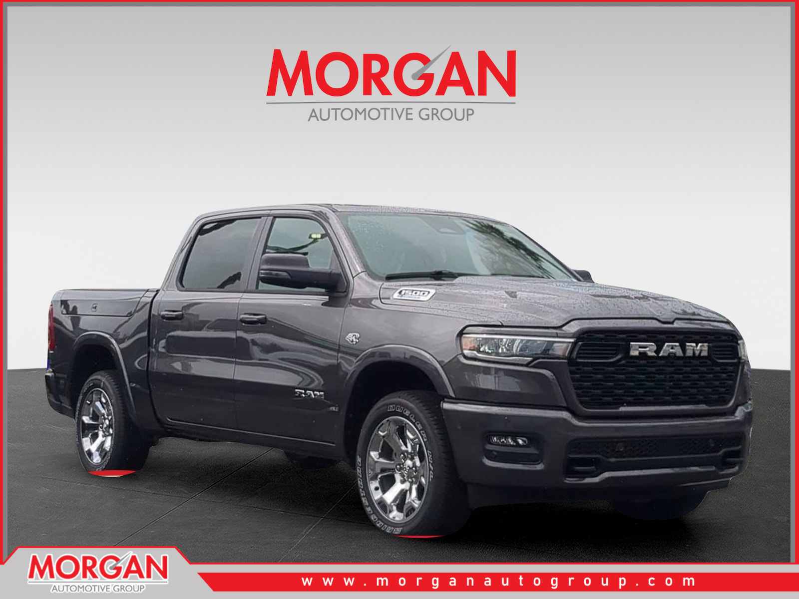 2026 Ram 1500 Big Horn/Lone Star in Gray — front three-quarter view