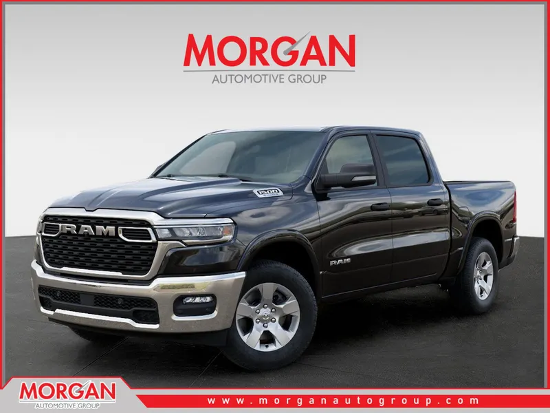 2026 Ram 1500 Big Horn/Lone Star in Black — front three-quarter view