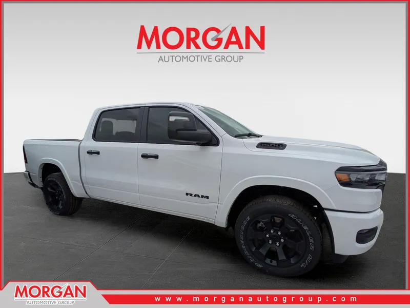 2026 Ram 1500 Big Horn/Lone Star in White — front three-quarter view