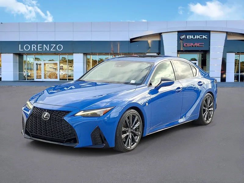 2023 Lexus IS IS 350 F SPORT in Blue — front three-quarter view