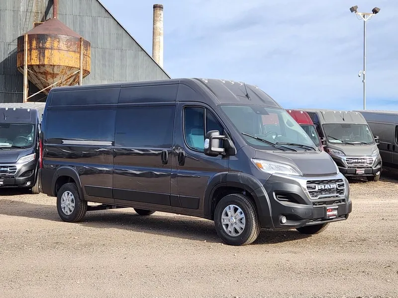 2026 RAM Promaster RAM PROMASTER 2500 SLT CARGO VAN HIGH ROOF 159' WB in Granite Crystal Metallic Clear-Coat Exterior Paint — front...