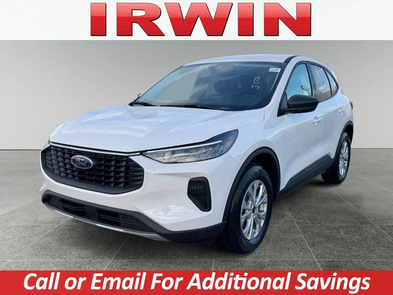2026 Ford Escape Active in White — front three-quarter view