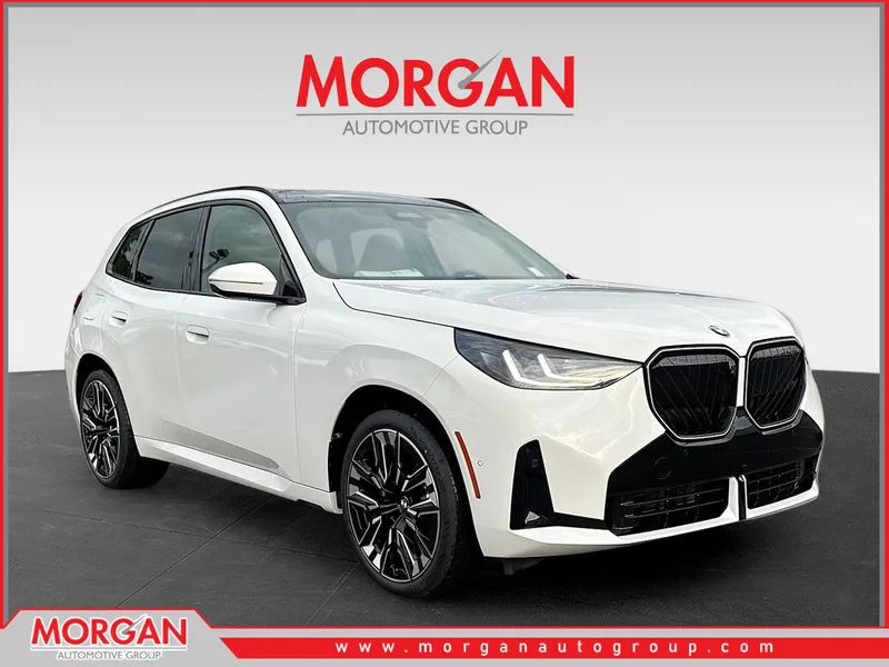2026 BMW X3 30 xDrive in Alpine White — front three-quarter view