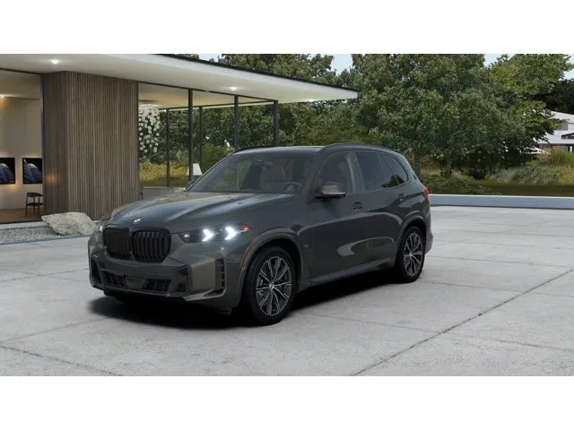2026 BMW X5 xDrive40i in Dravit Grey Metallic — front three-quarter view