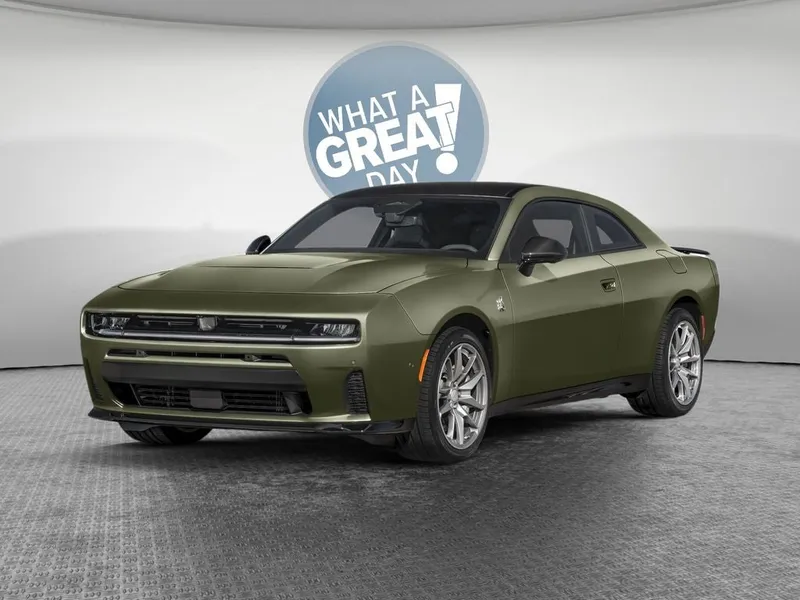 2026 Dodge Charger CHARGER SCAT PACK 2-DOOR AWD in Green Machine Exterior Paint — front three-quarter view