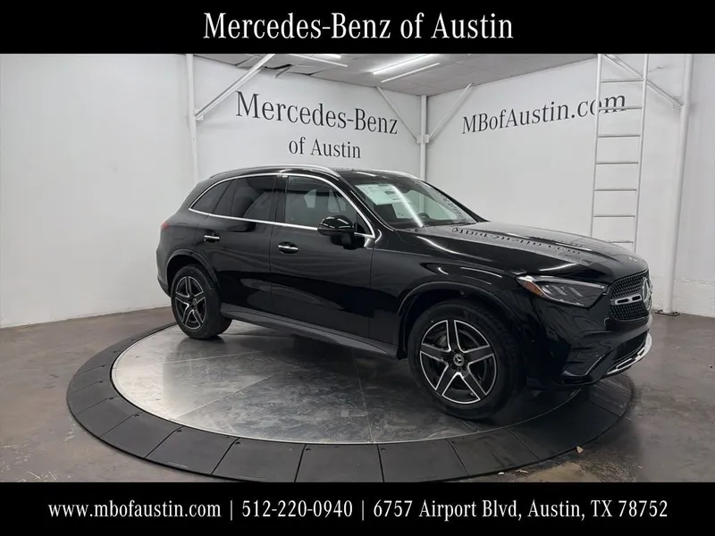 2026 Mercedes-Benz GLC 300 in Black — front three-quarter view