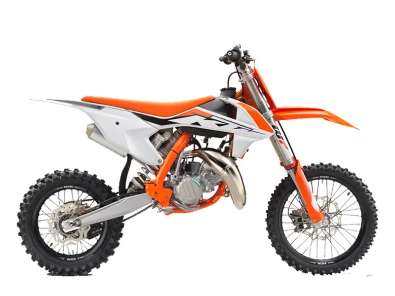2024 KTM 85 SX 19/16 — front three-quarter view