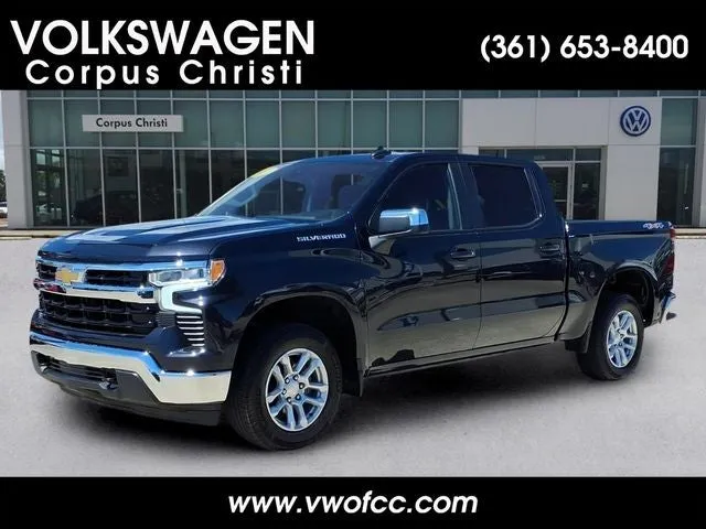 2023 Chevrolet Silverado 1500 LT in Dark Ash Metallic — front three-quarter view