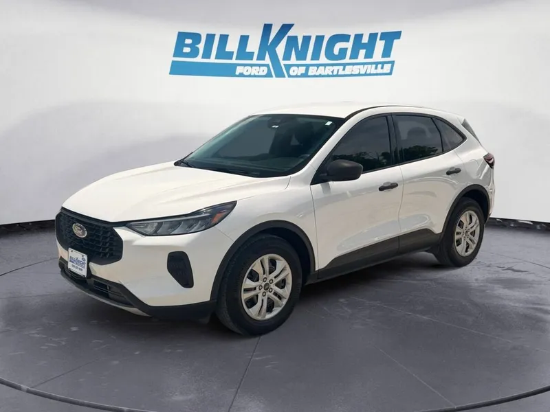 2023 Ford Escape Base in Oxford White — front three-quarter view