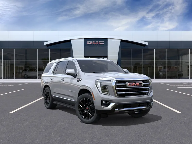 2026 GMC Yukon Elevation in Sterling Metallic — front three-quarter view