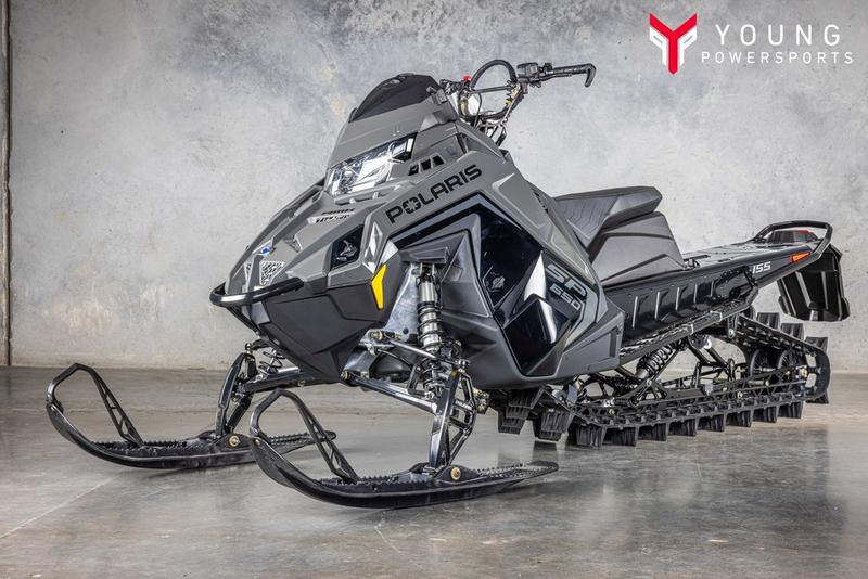 2025 Polaris 650 RMK SP 155 Shadow Gray / Gloss Black