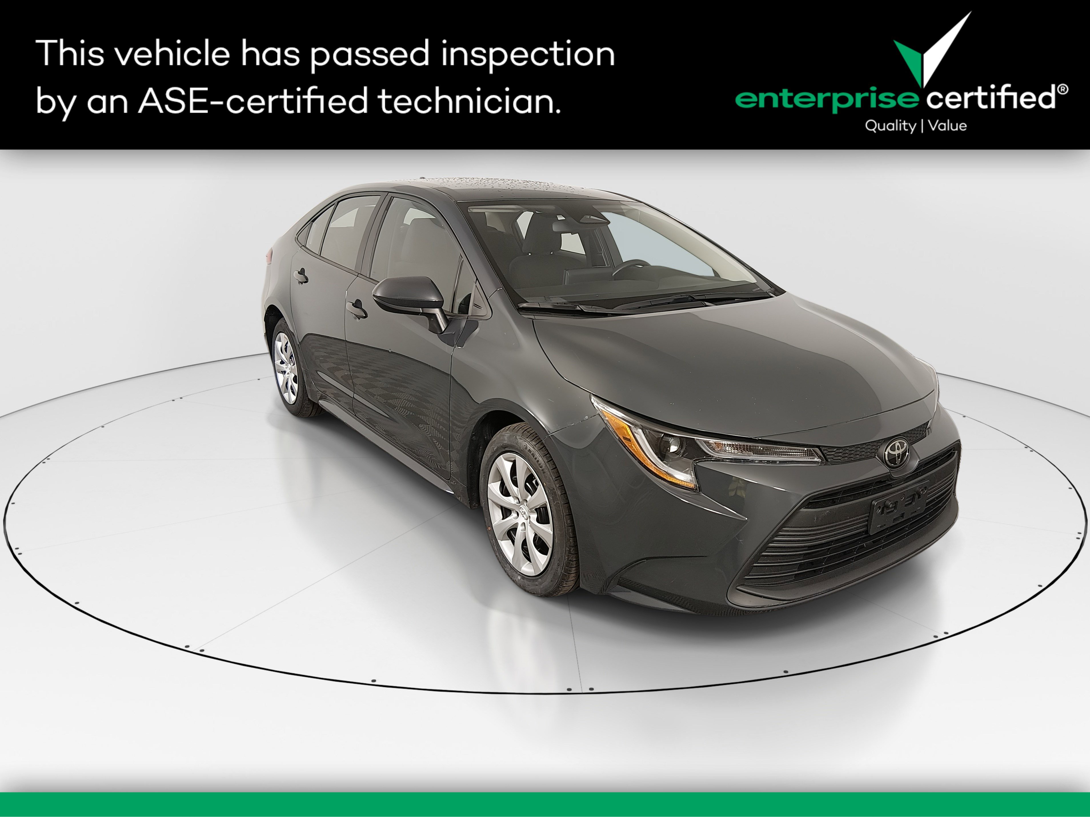 2024 Toyota Corolla LE CVT — front three-quarter view