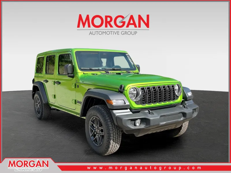 2026 Jeep Wrangler Sport S — front three-quarter view