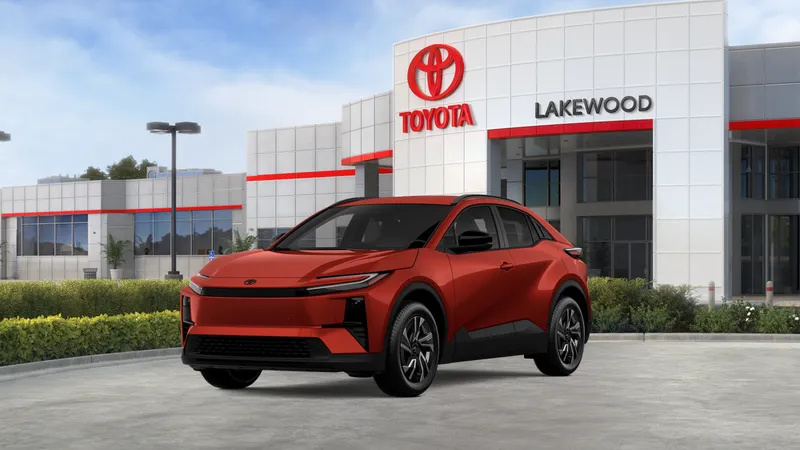 2026 Toyota C-HR SE in Tandoori — front three-quarter view