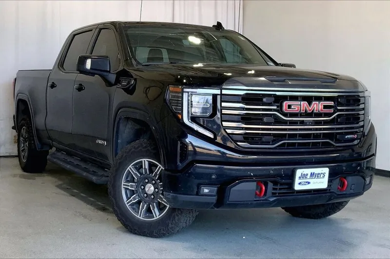 2024 GMC Sierra 1500 in Onyx Black — front three-quarter view