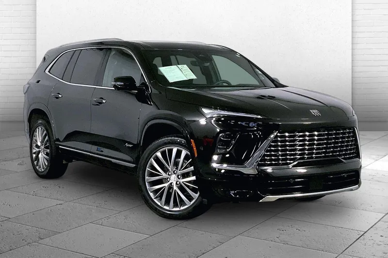 2026 Buick Enclave Avenir in Ebony Twilight Metallic — front three-quarter view