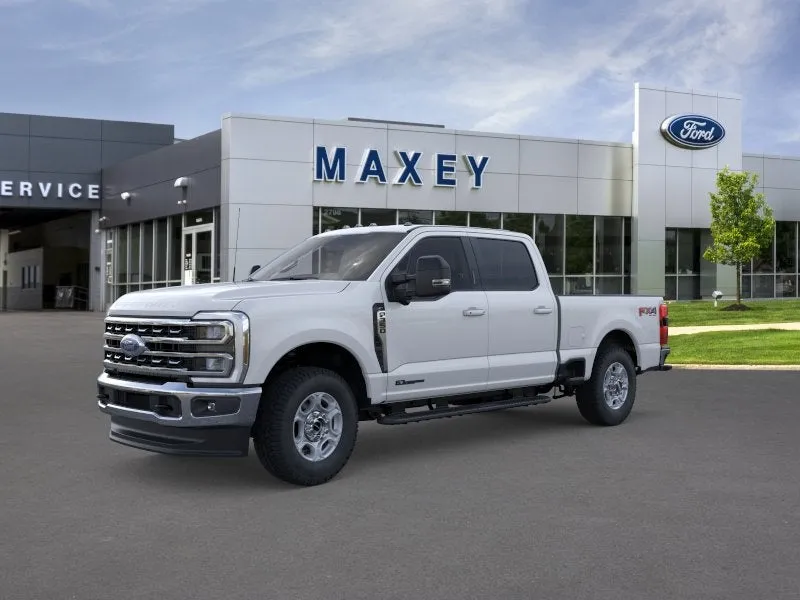 2026 Ford Super Duty F-350® XLT in Oxford White — front three-quarter view