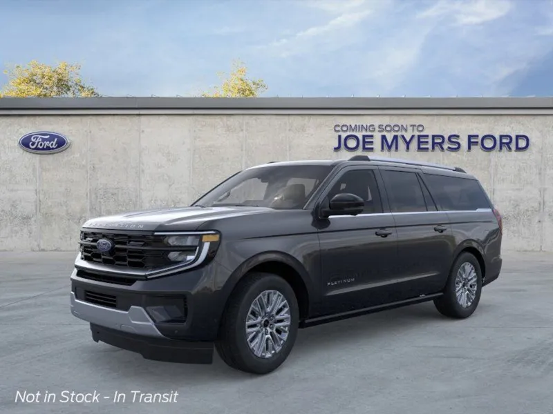 2026 Ford Expedition Max in HY Gray — front three-quarter view