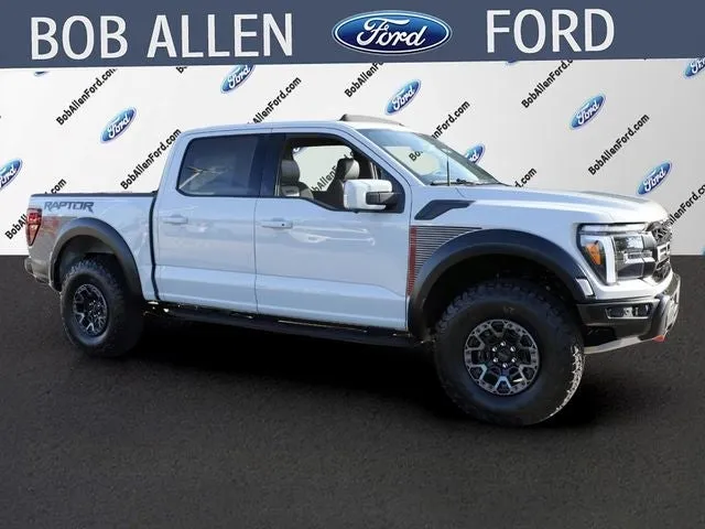 2026 Ford F-150 Raptor in Avalanche — front three-quarter view
