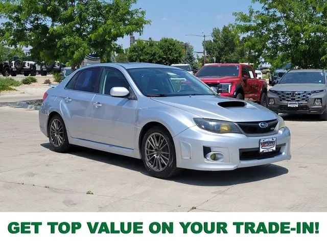 2014 Subaru Impreza WRX Limited in Ice Silver Metallic — front three-quarter view