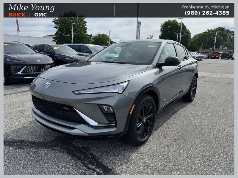 2026 Buick Envista Sport Touring in Moonstone Gray Metallic — front three-quarter view