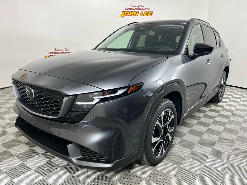 2026 Mazda Mazda CX-5 2.5 S Preferred AWD in Machine Gray Metallic — front three-quarter view