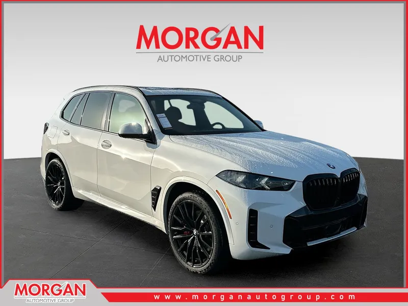 2026 BMW X5 sDrive40i in White — front three-quarter view