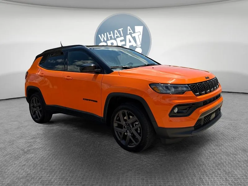 2026 Jeep Compass Limited in Joose Exterior Paint — front three-quarter view