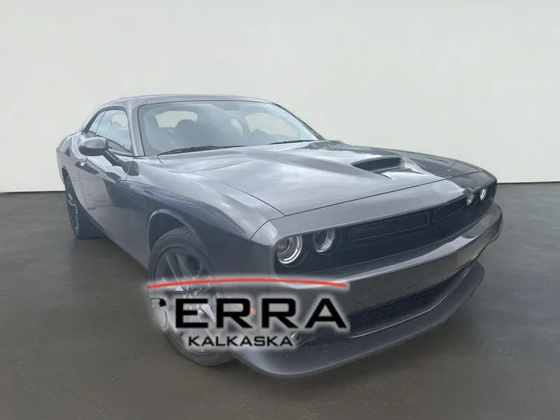 2023 Dodge Challenger GT AWD in Granite Pearlcoat — front three-quarter view