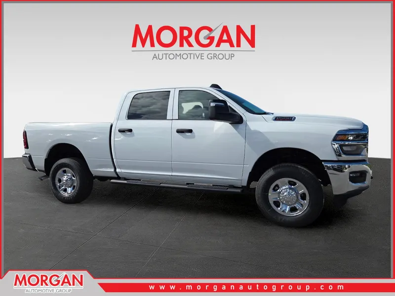 2026 Ram 2500 Tradesman in White — front three-quarter view