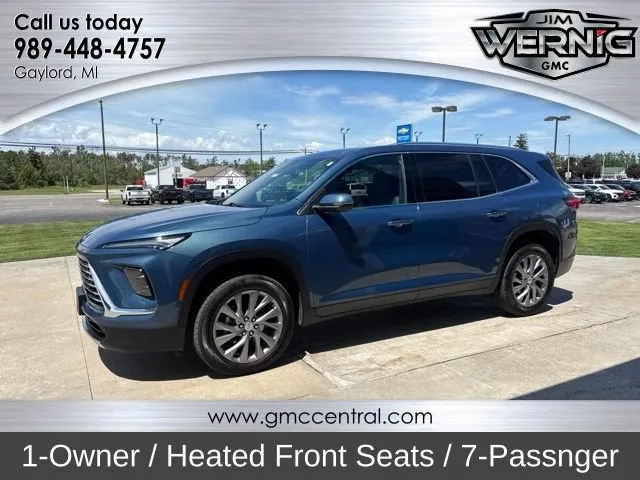 2026 Buick Enclave Preferred in Ocean Blue Metallic — front three-quarter view