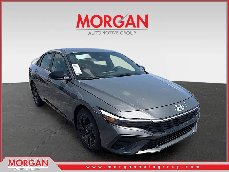 2026 Hyundai ELANTRA SEL Sport in Ecotronic Gray — front three-quarter view