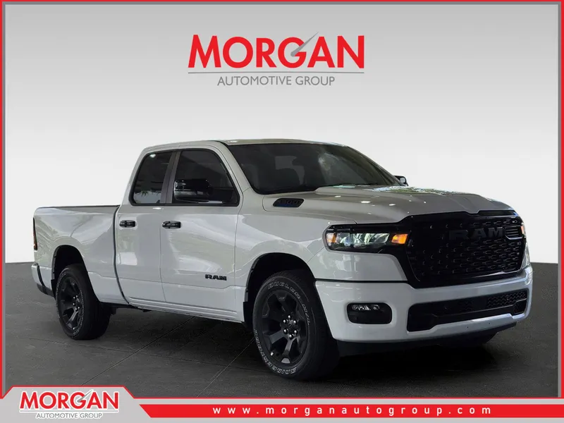 2026 Ram 1500 Big Horn in Bright White Clearcoat — front three-quarter view