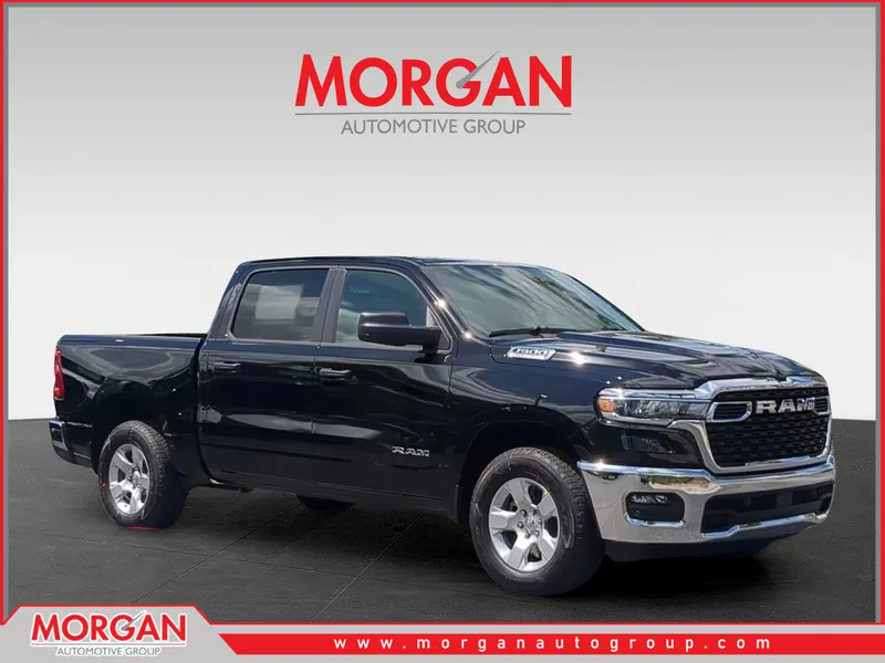2026 Ram 1500 Big Horn/Lone Star in Black — front three-quarter view