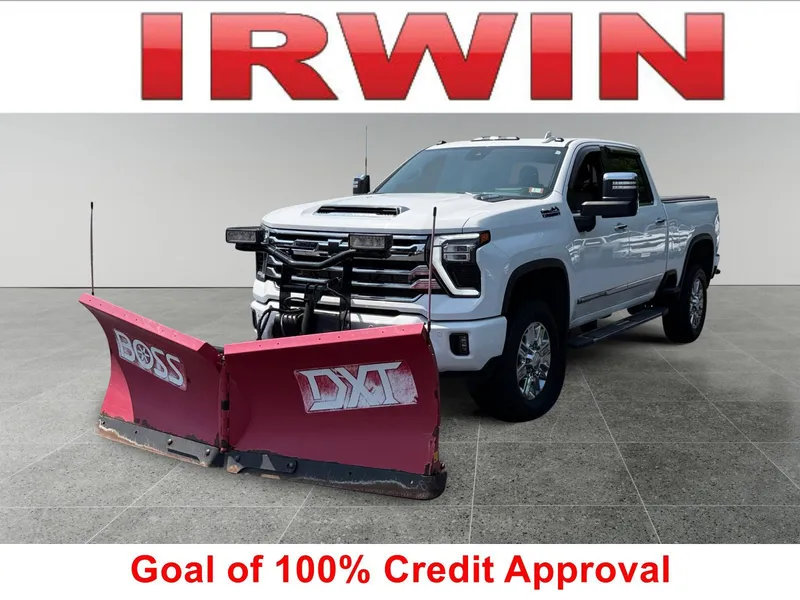 2024 Chevrolet Silverado 2500 HD High Country in Summit White — front three-quarter view