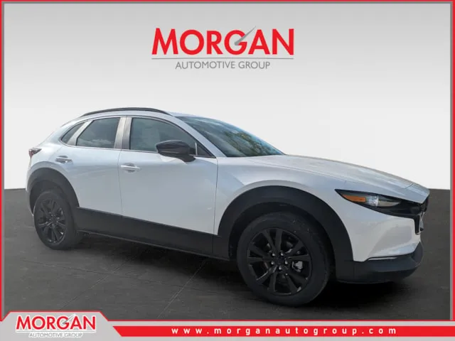 2026 Mazda CX-30 2.5 S Aire Edition in Snowflake White Pearl Mica — front three-quarter view