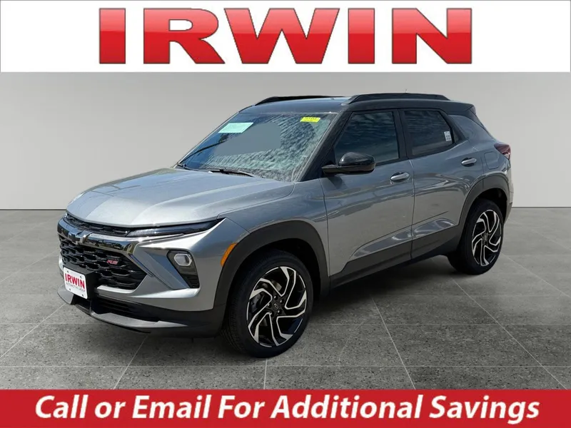 2026 Chevrolet Trailblazer RS in Sterling Gray Metallic — front three-quarter view