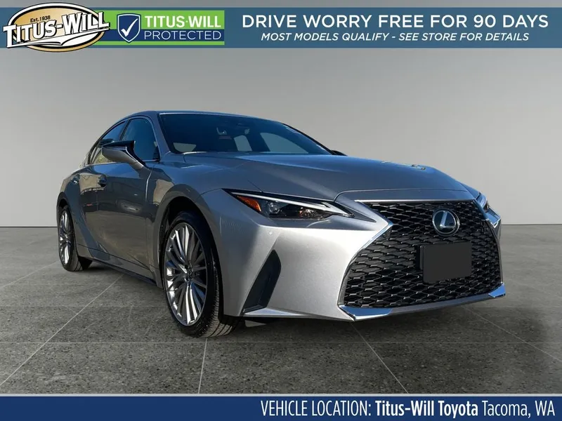 2023 Lexus IS 300 in Iridium — front three-quarter view
