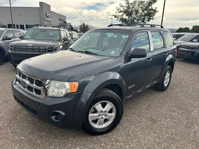 2008 Ford Escape XLS in Gray — front three-quarter view